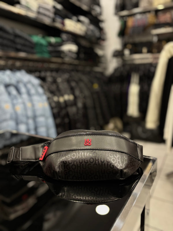 Hugo black bag μέσης/χιαστί