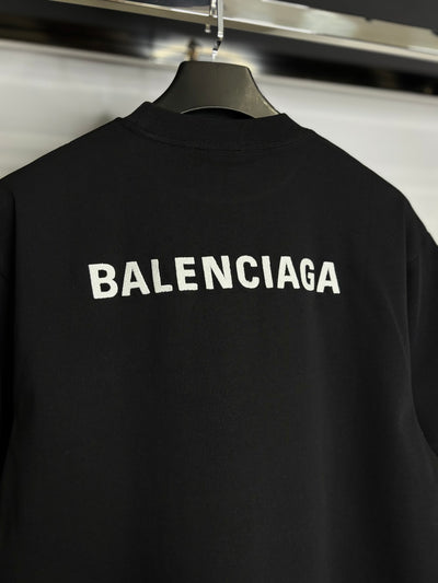Balenciaga black t-shirt code Oversized