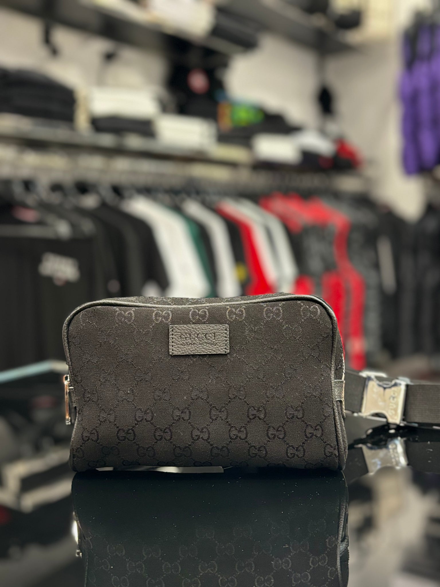 Gucci Black bag μέσης