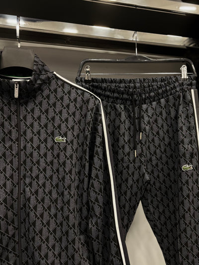 Lacoste Paris Jacquard Monogram black set