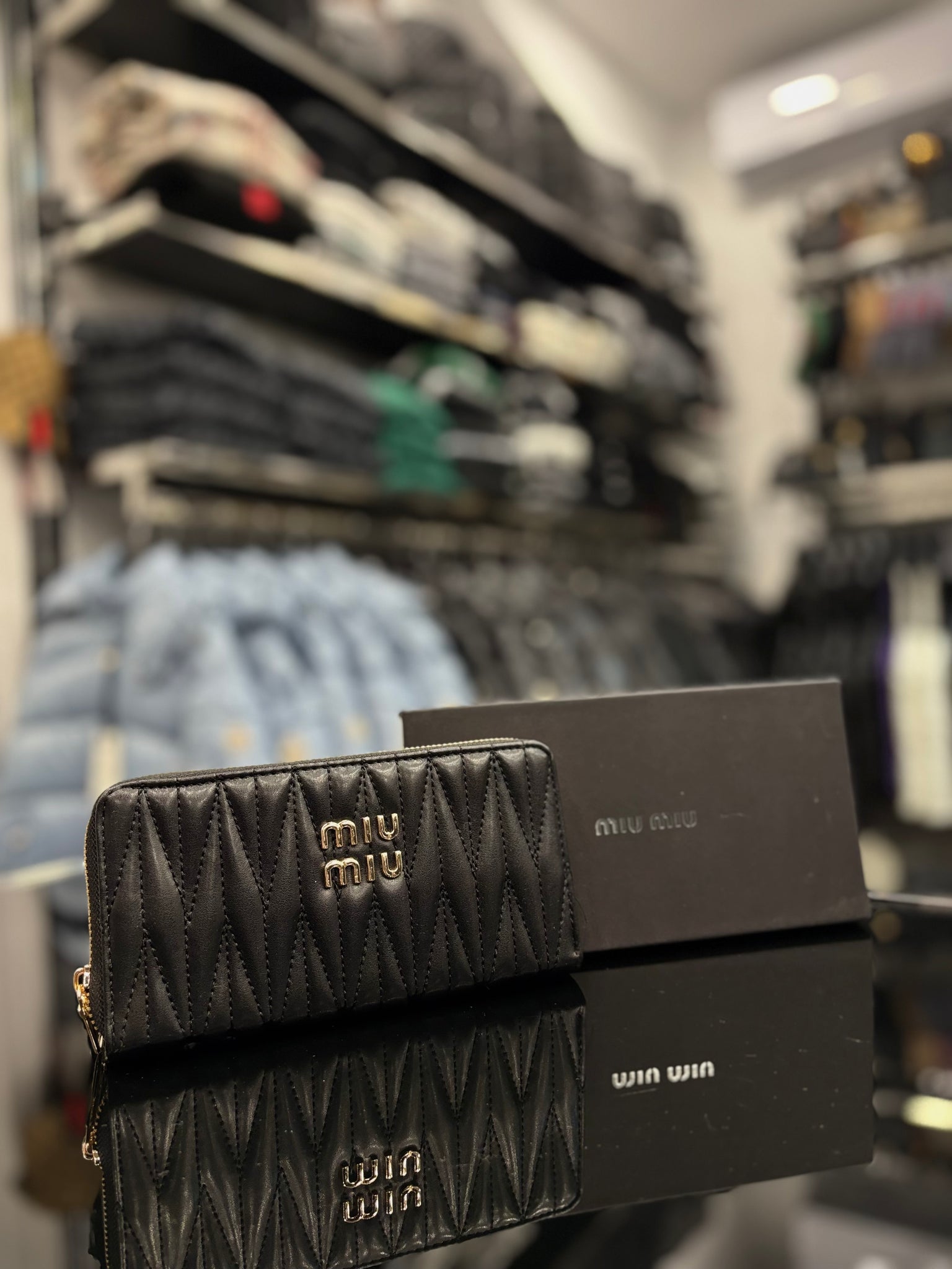 Miu Miu black wallet