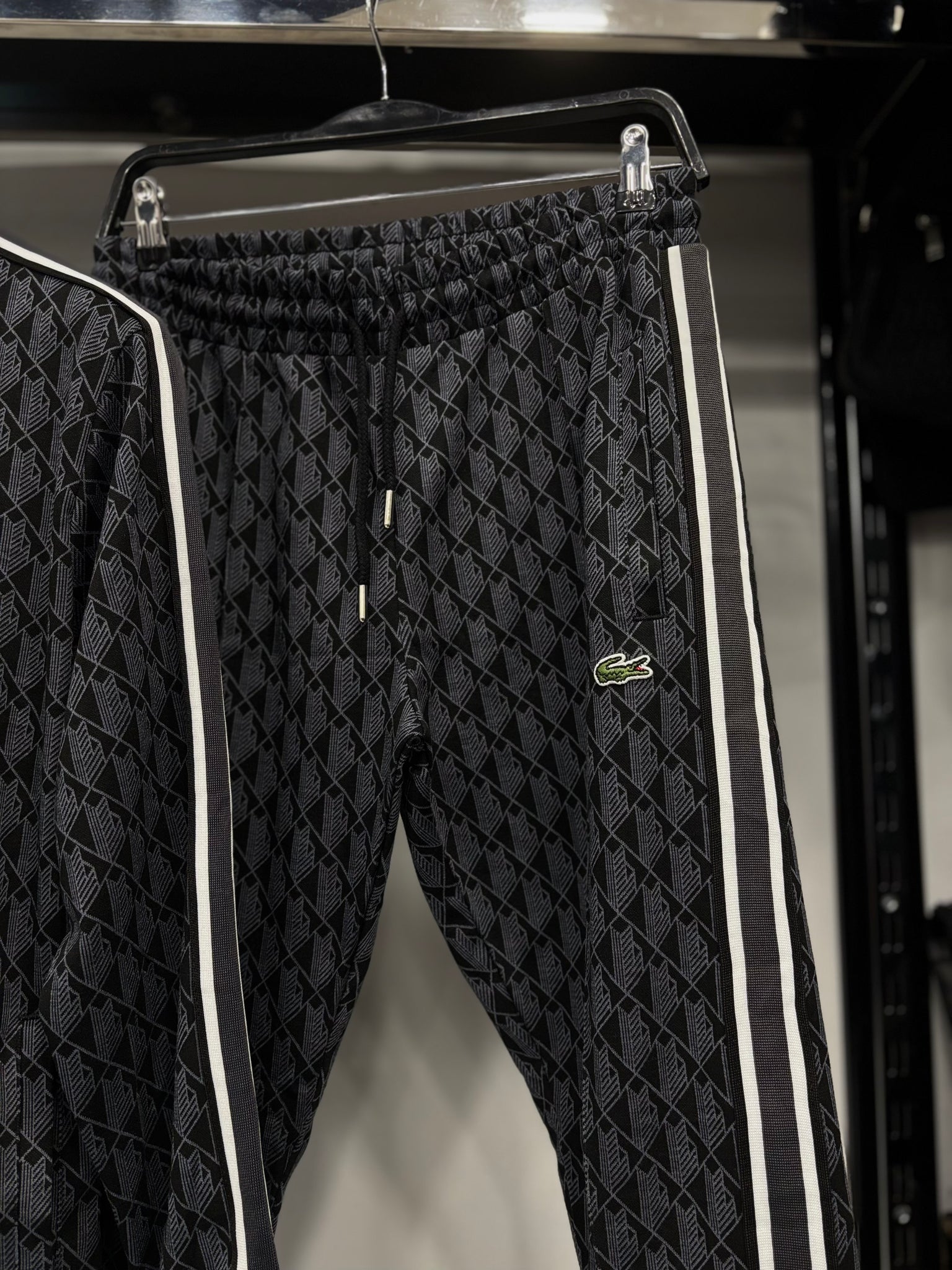 Lacoste Paris Jacquard Monogram black set