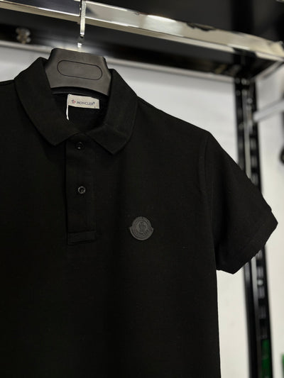 Moncler black t-shirts with collar code