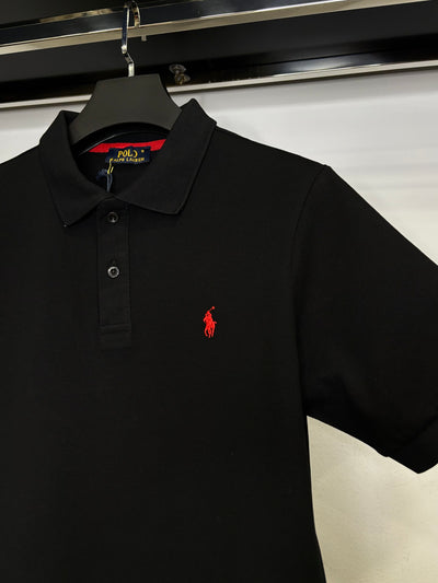 Polo Ralph Lauren black t-shirt with collar code